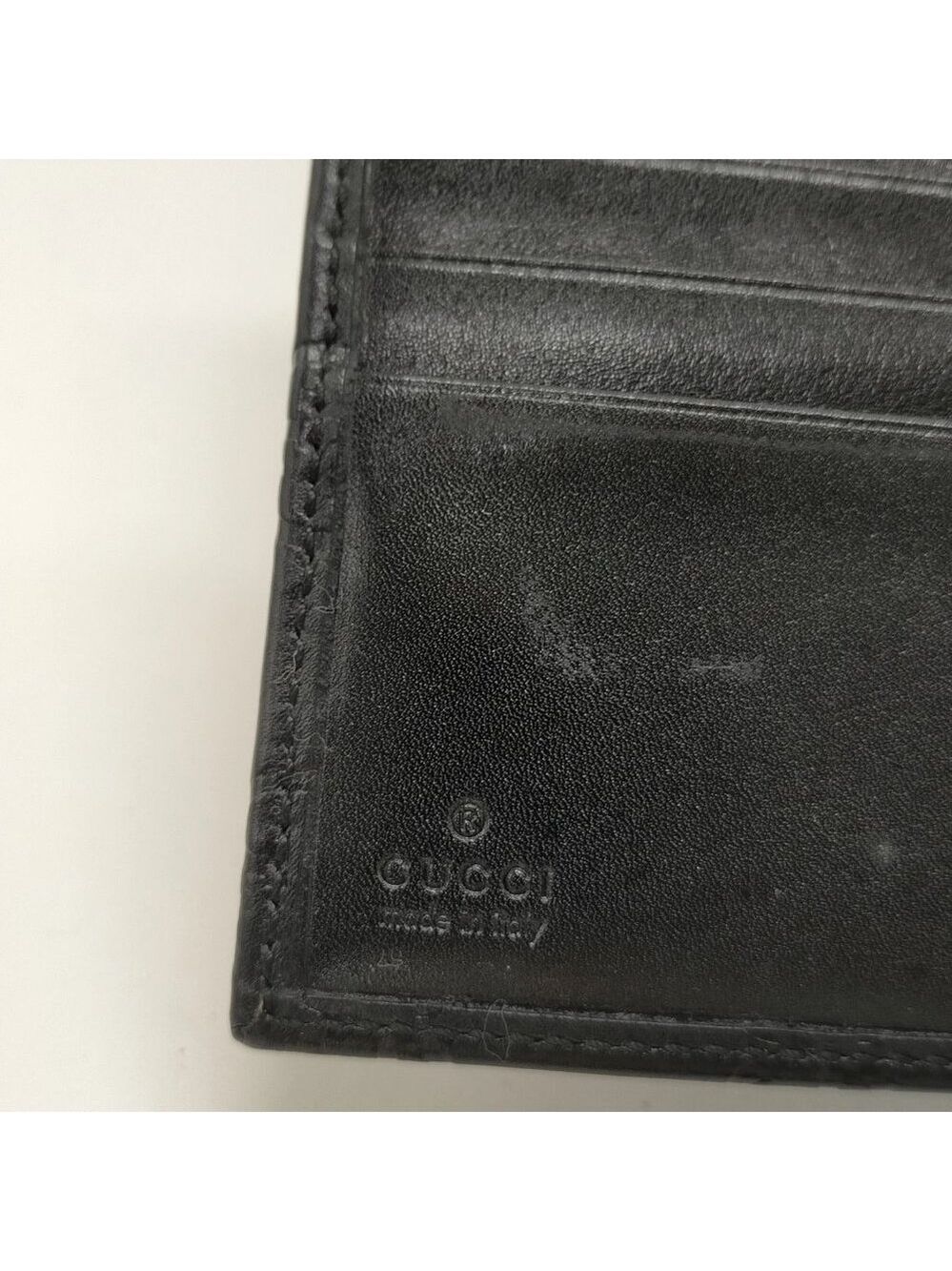 Gucci Wallet Black Leather 200-082425 - Picture 9 of 9